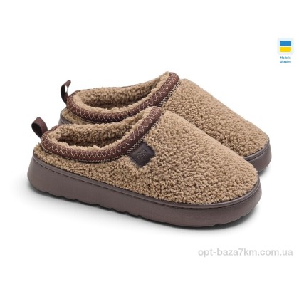 Тапки жіночі "Rai shoes" UD73021 Br коричневий (тедді), (р.р. 37-41), Україна, від 6 шт.