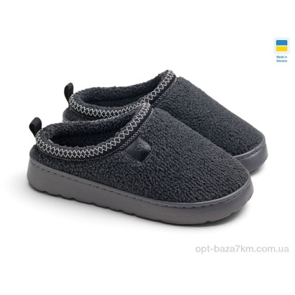 Тапки жіночі "Rai shoes" UD73021 DG графіт, (р.р. 37-41), Україна, від 6 шт.