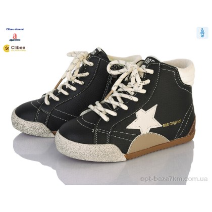 Ботинки детские "Clibee-Doremi" A2588 black, (р.р. 31-37), Китай, от 7 шт. Ботинки детские "Clibee-Doremi" A2588 black, (р.р. 31-37), Китай, от 7 шт.