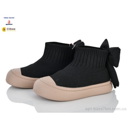 Ботинки детские "Clibee-Doremi" ABC(N)2328-1 black, (р.р. 22-26), Китай, от 8 шт. Ботинки детские "Clibee-Doremi" ABC(N)2328-1 black, (р.р. 22-26), Китай, от 8 шт.