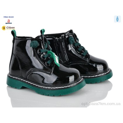 Ботинки детские "Clibee-Doremi" ABC(P)708 black-green фліс, (р.р. 21-25), Китай, от 5 шт. Ботинки детские "Clibee-Doremi" ABC(P)708 black-green фліс, (р.р. 21-25), Китай, от 5 шт.