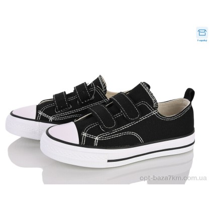 Кеды детские "Clibee-ShoSho" RC09P black, (р.р. 32-37), Китай, от 6 шт. Кеды детские "Clibee-ShoSho" RC09P black, (р.р. 32-37), Китай, от 6 шт.