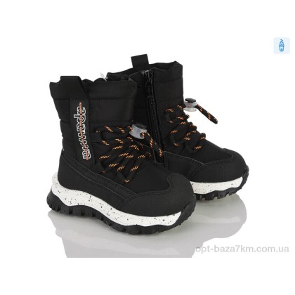 Ботинки детские "Clibee-ShoSho" D6911P-1 black, (р.р. 22-27), Китай, от 6 шт. Ботинки детские "Clibee-ShoSho" D6911P-1 black, (р.р. 22-27), Китай, от 6 шт.