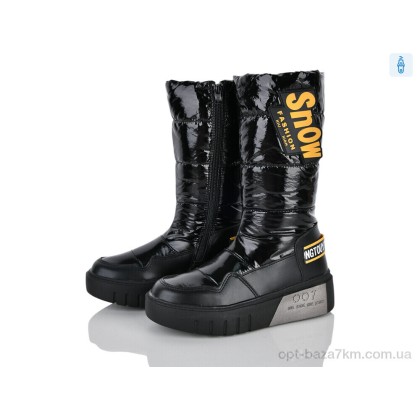 Дутики детские "Clibee-ShoSho" A110 black-yellow, (р.р. 32-37), Китай, от 6 шт. Дутики детские "Clibee-ShoSho" A110 black-yellow, (р.р. 32-37), Китай, от 6 шт.