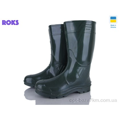 Гумове взуття чоловіче "Roks" Рибак гума зелений, (р.р. 42-45), Україна, від 6 шт.
