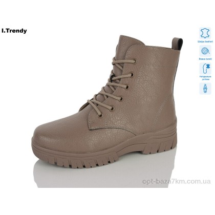 Черевики жіночі "Trendy" DH3875-3brown, (р.р. 36-41), Китай, від 6 шт. Черевики жіночі "Trendy" DH3875-3brown, (р.р. 36-41), Китай, від 6 шт.