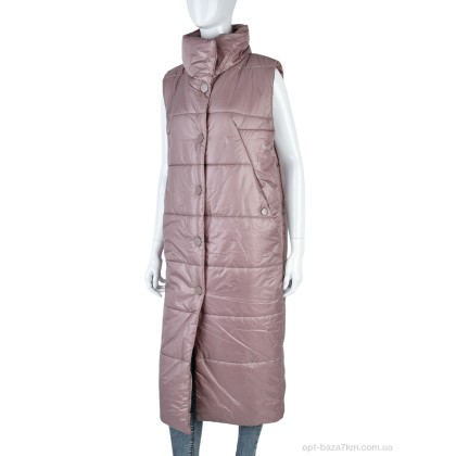 Жилетка женская "Red Hat" 3021 brown, (р.р. L-XL), Китай, от 2 шт.