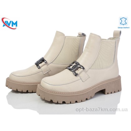 Ботинки женские "AVM" E295-8 beige, (р.р. 36-41), Китай, от 6 шт.