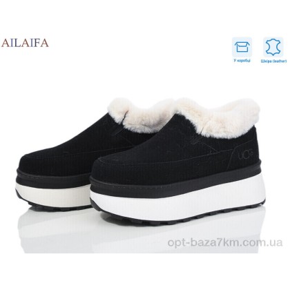 Уггі жіночі "Ailaifa" U75-1 black-white, (р.р. 36-41), Китай, від 8 шт. Уггі жіночі "Ailaifa" U75-1 black-white, (р.р. 36-41), Китай, від 8 шт.