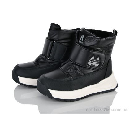 Дутики дитячі "Clibee-ShoSho" ABD1542P-1 black, (р.р. 28-33), Китай, від 6 шт.