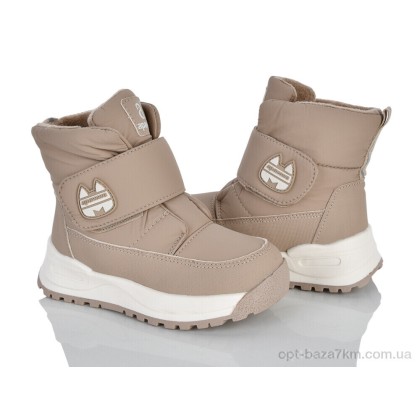 Дутики дитячі "Clibee-ShoSho" ABD1542P-1 beige, (р.р. 28-33), Китай, від 6 шт.