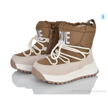 Дутики дитячі "Clibee-ShoSho" ABD1462P-1 beige, (р.р. 27-32), Китай, від 6 шт.