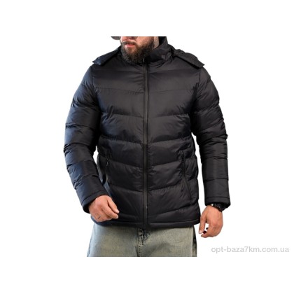 Куртка чоловіча "3033" BL25-JK3109 black, (р.р. M-3XL), Китай, від 5 шт.