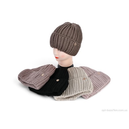 Шапка жіноча "Angelica" TW003-1 на флісі mix, (р.р. 56-60), Китай, від 5 шт. Шапка жіноча "Angelica" TW003-1 на флісі mix, (р.р. 56-60), Китай, від 5 шт.