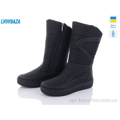 Чоботи жіночі "Lvovbaza" Paolla 220 чорний, (р.р. 37-42), Україна, від 8 шт.