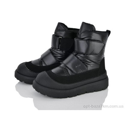 Черевики дитячі "Clibee-ShoSho" ABD1043R-1 black, (р.р. 33-38), Китай, від 8 шт.