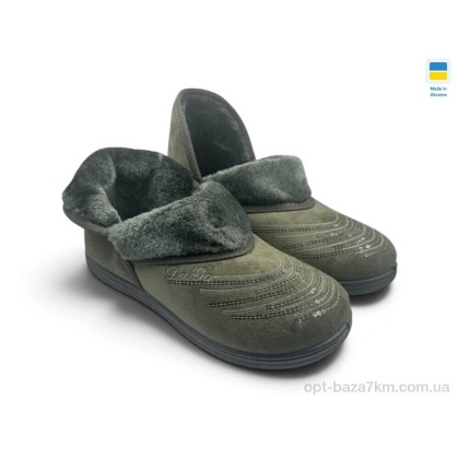 Тапки жіночі "Rai shoes" Т03 хакі, (р.р. 37-41), Україна, від 8 шт.