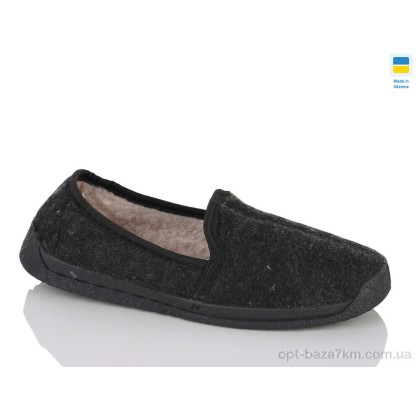 Тапки мужские "Lot Shoes" Дідусь войлок Харків чорний, (р.р. 41-45), Украина, от 7 шт.