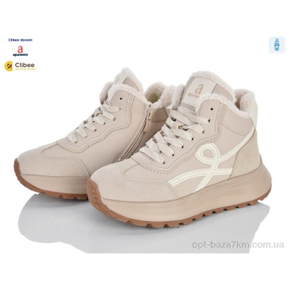 Черевики дитячі "Clibee-Doremi" ABC0243 beige, (р.р. 33-38), Китай, від 8 шт. Черевики дитячі "Clibee-Doremi" ABC0243 beige, (р.р. 33-38), Китай, від 8 шт.