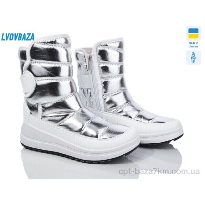 Дутики жіночі "Lvovbaza" Paolla 463-6912 срібно-білий, (р.р. 37-42), Україна, від 8 шт. Дутики жіночі "Lvovbaza" Paolla 463-6912 срібно-білий, (р.р. 37-42), Україна, від 8 шт.