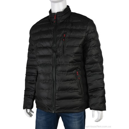 Куртка мужская "Мир" 4613-817 black, (р.р. 48-56), Китай, от 5 шт.