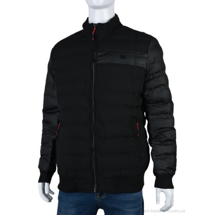 Куртка мужская "Мир" 4613-819 black, (р.р. 48-56), Китай, от 5 шт.