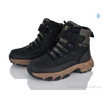 Черевики дитячі "Clibee-ShoSho" HC789-2 black-khaki, (р.р. 32-37), Китай, від 6 шт.