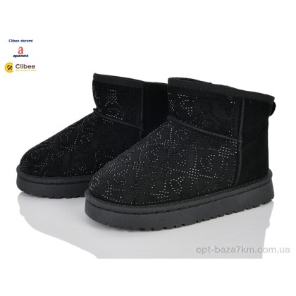 Дитячі уггі "Clibee-Doremi" C988 black, (р.р. 31-36), Китай, від 8 шт. Дитячі уггі "Clibee-Doremi" C988 black, (р.р. 31-36), Китай, від 8 шт.