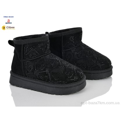 Дитячі уггі "Clibee-Doremi" B988 black, (р.р. 25-30), Китай, від 8 шт. Дитячі уггі "Clibee-Doremi" B988 black, (р.р. 25-30), Китай, від 8 шт.