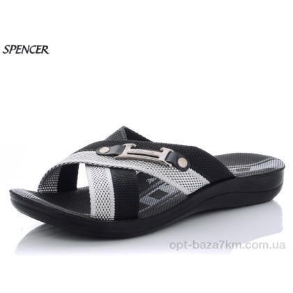 Шлепки мужские "Spencer" 007 черный, (р.р. 40-44), Турция, от 6 шт. Шлепки мужские "Spencer" 007 черный, (р.р. 40-44), Турция, от 6 шт.