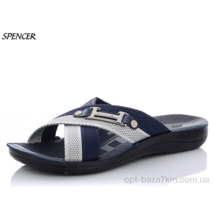 Шлепки мужские "Spencer" 007 синий, (р.р. 40-44), Турция, от 6 шт. Шлепки мужские "Spencer" 007 синий, (р.р. 40-44), Турция, от 6 шт.