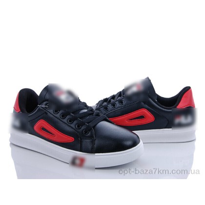 Кроссовки мужские "CR" F90M black-red, (р.р. 41-45), Китай, от 8 шт.