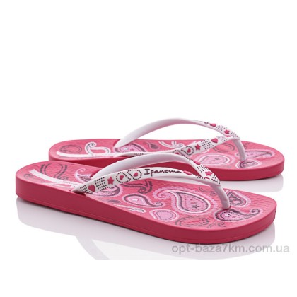 Шлепки женские "Fabullok" 20700 pink-white, (р.р. 35-41), Бразилия, от 6 шт. Шлепки женские "Fabullok" 20700 pink-white, (р.р. 35-41), Бразилия, от 6 шт.