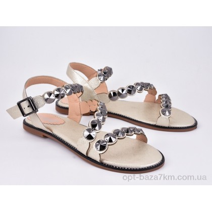 Босоніжки жіночі "Violeta" 100-11 beige, (р.р. 36-41), Китай, від 8 шт.