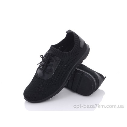 Кроссовки женские "Violeta" 20-557 black, (р.р. 36-41), Китай, от 8 шт.