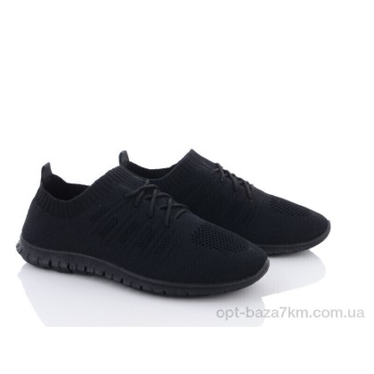 Кроссовки женские "Violeta" 20-650 all black, (р.р. 36-41), Китай, от 8 шт.