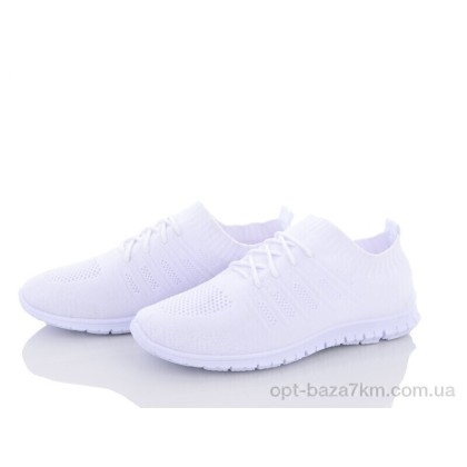Кроссовки женские "Violeta" 20-650 all white, (р.р. 36-41), Китай, от 8 шт.
