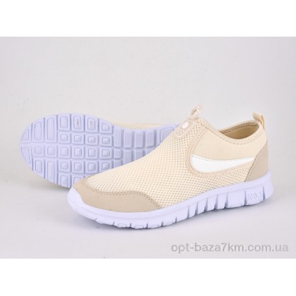 Кроссовки женские "Violeta" 33-31 beige, (р.р. 36-41), Китай, от 8 шт.