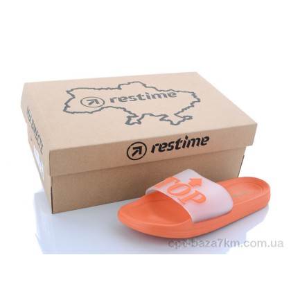 Шлепки женские "Restime" TWL20964 orange, (р.р. 36-41), Китай, от 24 шт. Шлепки женские "Restime" TWL20964 orange, (р.р. 36-41), Китай, от 24 шт.