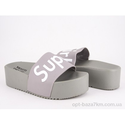 Шлепки женские "Violeta" 8-306 grey, (р.р. 36-41), Китай, от 8 шт. Шлепки женские "Violeta" 8-306 grey, (р.р. 36-41), Китай, от 8 шт.