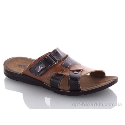 Шлепки мужские "DeMur" MK2026-2-6844G black-camel, (р.р. 40-45), Турция, от 6 шт. Шлепки мужские "DeMur" MK2026-2-6844G black-camel, (р.р. 40-45), Турция, от 6 шт.