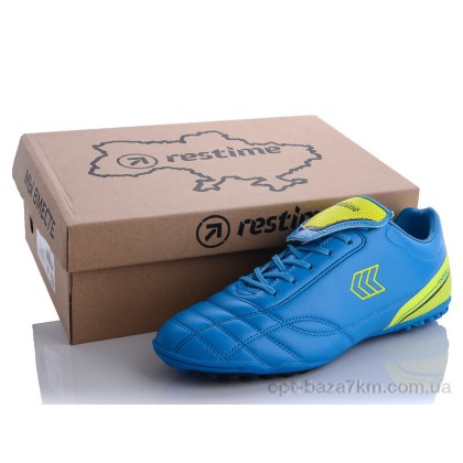 Футбольне взуття чоловіче "Restime" DM020313-1 sky blue-navy-lime, (р.р. 41-45), Китай, від 8 шт. Футбольне взуття чоловіче "Restime" DM020313-1 sky blue-navy-lime, (р.р. 41-45), Китай, від 8 шт.
