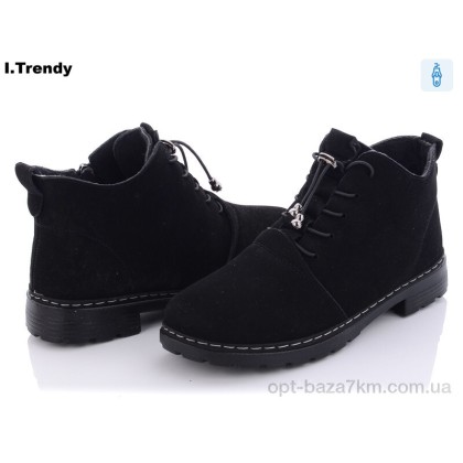 Ботинки женские "Trendy" BK79-11black, (р.р. 36-41), Китай, от 8 шт. Ботинки женские "Trendy" BK79-11black, (р.р. 36-41), Китай, от 8 шт.