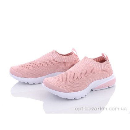 Кроссовки женские "Violeta" 24-125 pink-white, (р.р. 36-41), Китай, от 8 шт.