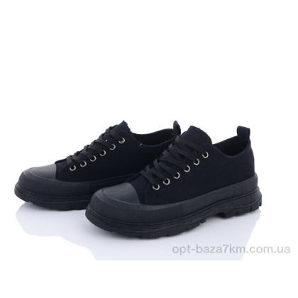 Кроссовки женские "Violeta" 20-868 black, (р.р. 36-41), Китай, от 8 шт.