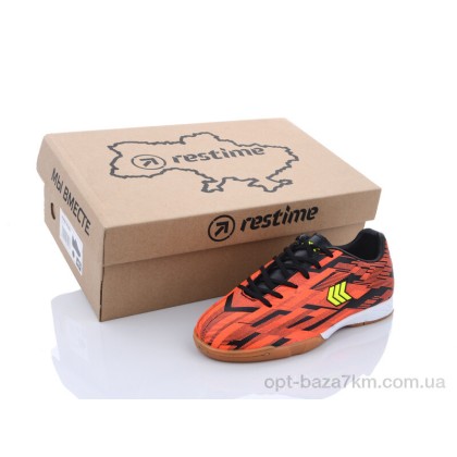 Футбольная обувь детская "Restime" DDB21419 black-orange, (р.р. 31-35), Китай, от 16 шт. Футбольная обувь детская "Restime" DDB21419 black-orange, (р.р. 31-35), Китай, от 16 шт.