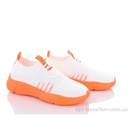 Кроссовки женские "Violeta" 185-1 white-orange, (р.р. 36-41), Китай, от 8 шт. Кроссовки женские "Violeta" 185-1 white-orange, (р.р. 36-41), Китай, от 8 шт.