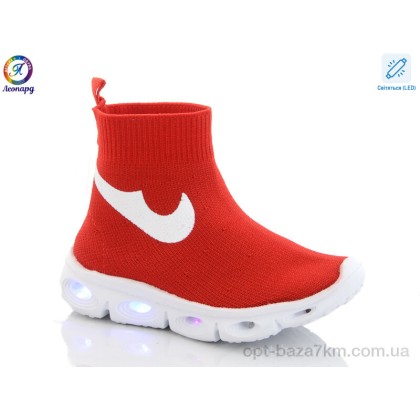 Кроссовки детские "Леопард" AX059-113A red led, (р.р. 26-30), Китай, от 5 шт. Кроссовки детские "Леопард" AX059-113A red led, (р.р. 26-30), Китай, от 5 шт.