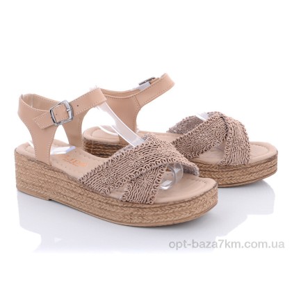 Босоніжки жіночі "Violeta" 15000 khaki, (р.р. 36-40), Китай, від 8 шт.