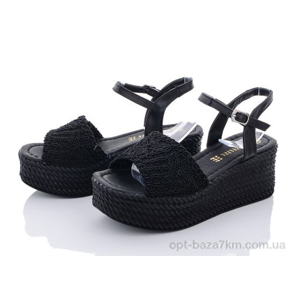 Босоніжки жіночі "Violeta" 15003 black, (р.р. 36-40), Китай, від 8 шт.
